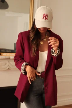 Online Blazer Swann bordeaux Vestes