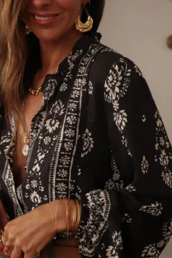 Clearance Blouse Allyson noire Blouses