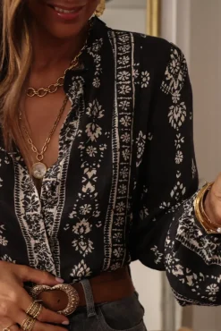 Clearance Blouse Allyson noire Blouses