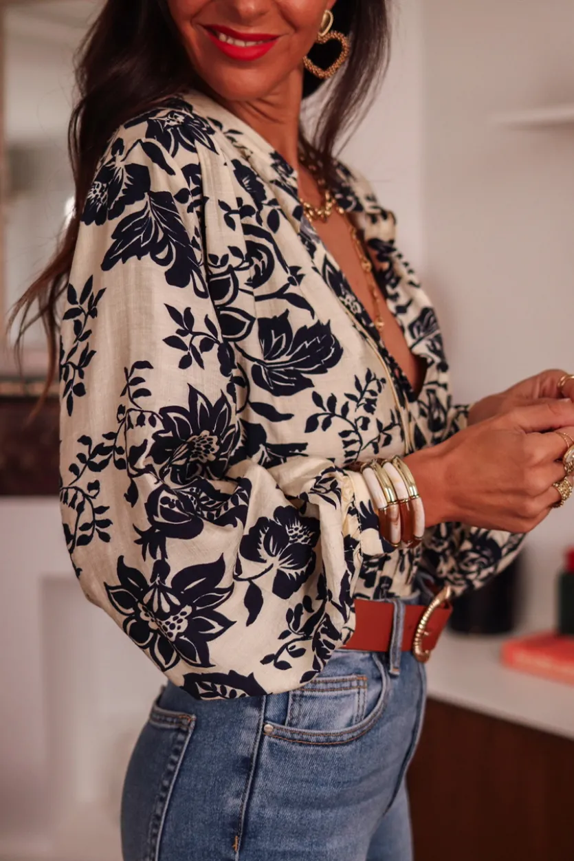 Flash Sale Blouse Beth marine Blouses