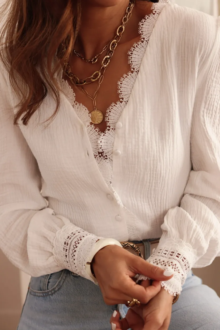 Clearance Blouse Brooke blanche Blouses