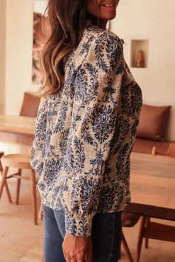 Flash Sale Blouse Caitlin bleue Blouses