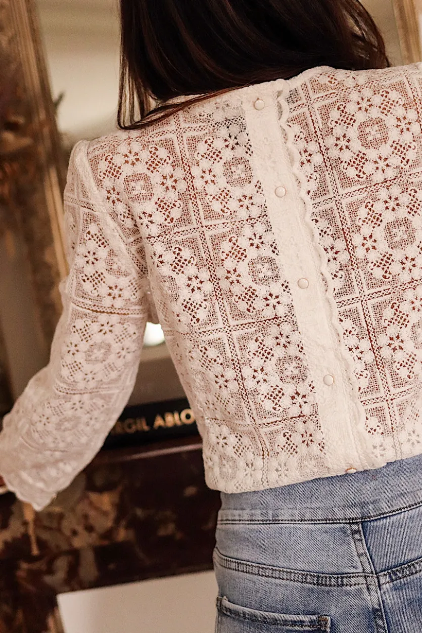 Flash Sale Blouse Cycy écrue Blouses