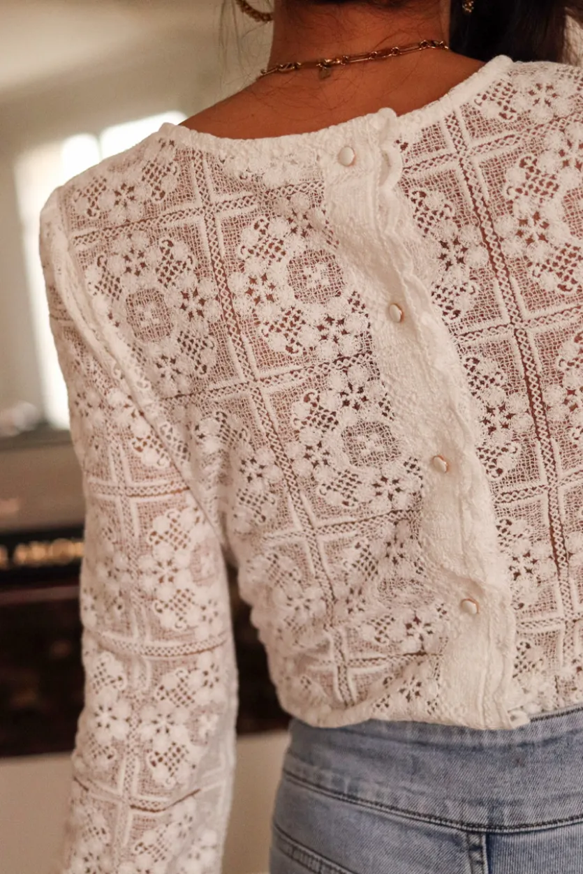Flash Sale Blouse Cycy écrue Blouses