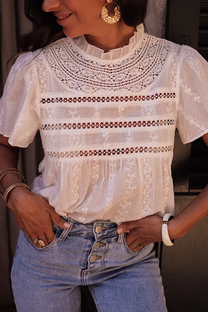 Best Blouse Erynn blanche Blouses