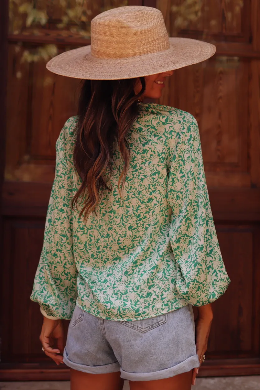 Flash Sale Blouse Hava verte Blouses