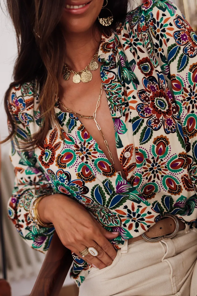 Clearance Blouse Helia imprimé Blouses