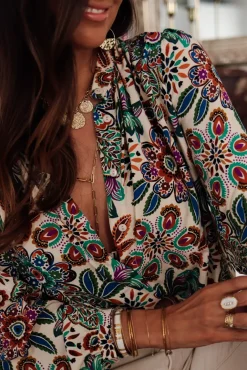 Clearance Blouse Helia imprimé Blouses