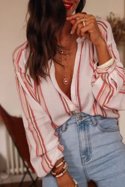 Best Sale Blouse Lison rose Blouses