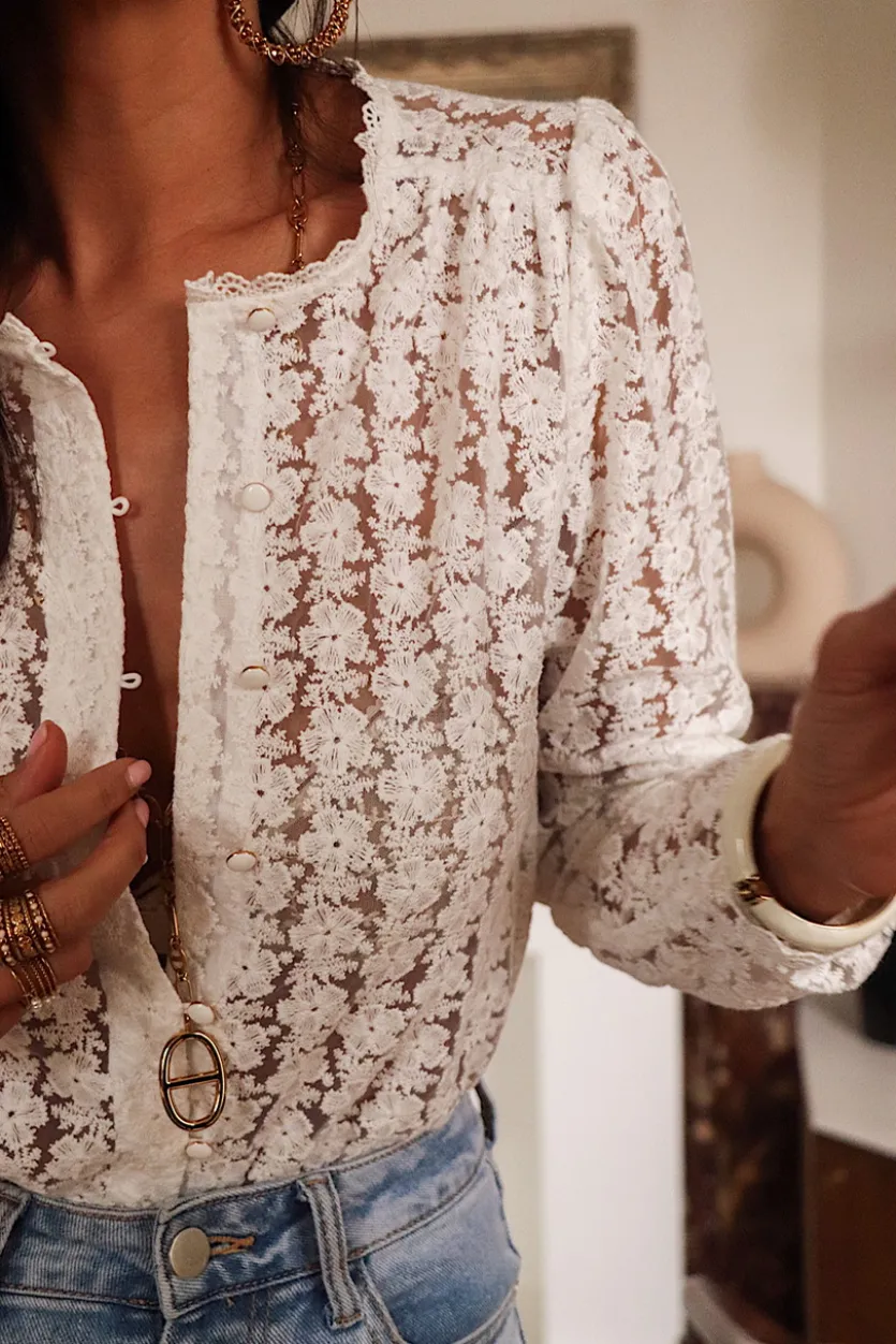 Cheap Blouse Taylor dentelle Blouses