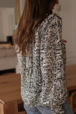 Outlet Blouse Tracy bleue Blouses