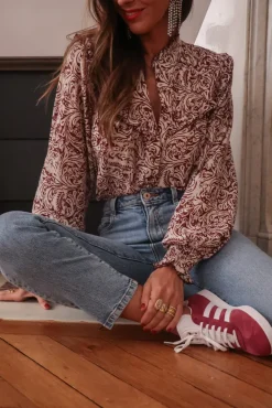 Cheap Blouse Tracy bordeaux Blouses