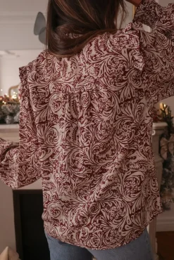 Cheap Blouse Tracy bordeaux Blouses
