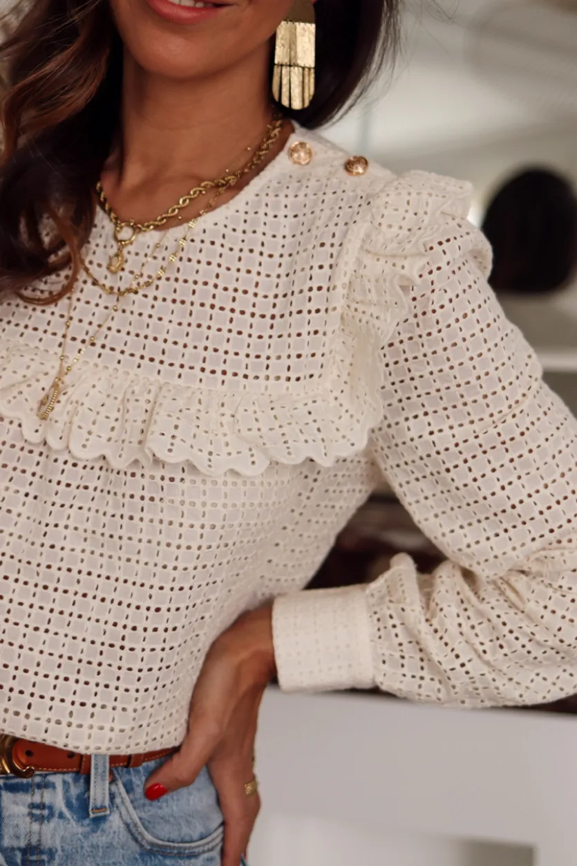 Flash Sale Blouse Vicky écrue Blouses