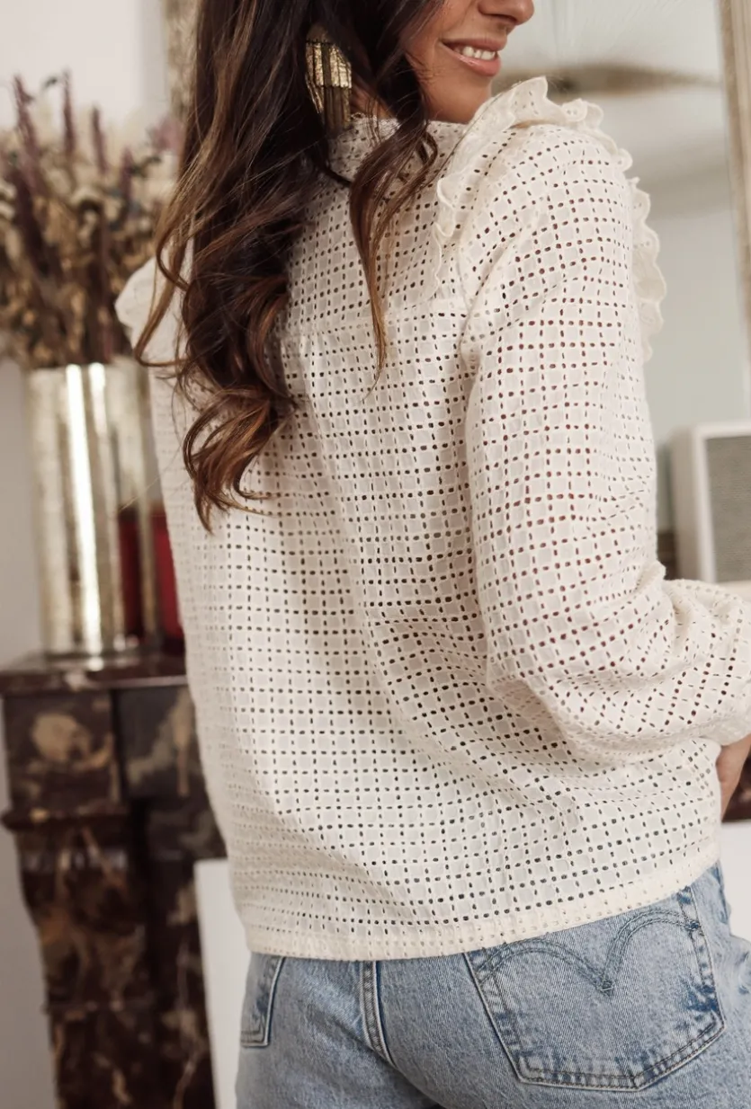 Flash Sale Blouse Vicky écrue Blouses