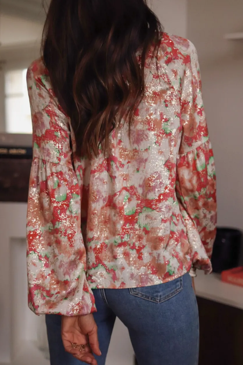 Shop Blouse Wyna terracotta Blouses