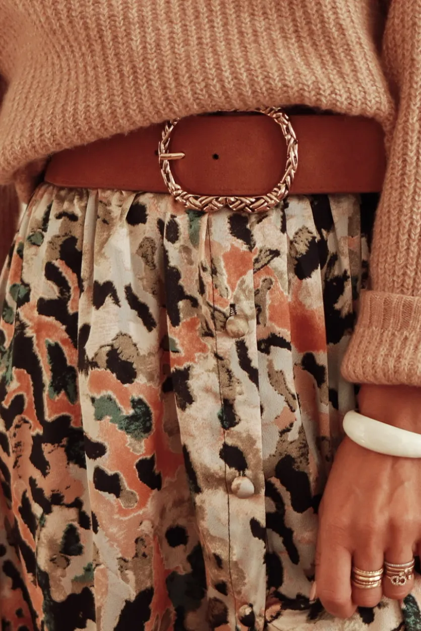 Outlet Ceinture Gabrielle Camel Ceintures