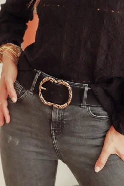 Sale Ceinture Gabrielle Noire Ceintures
