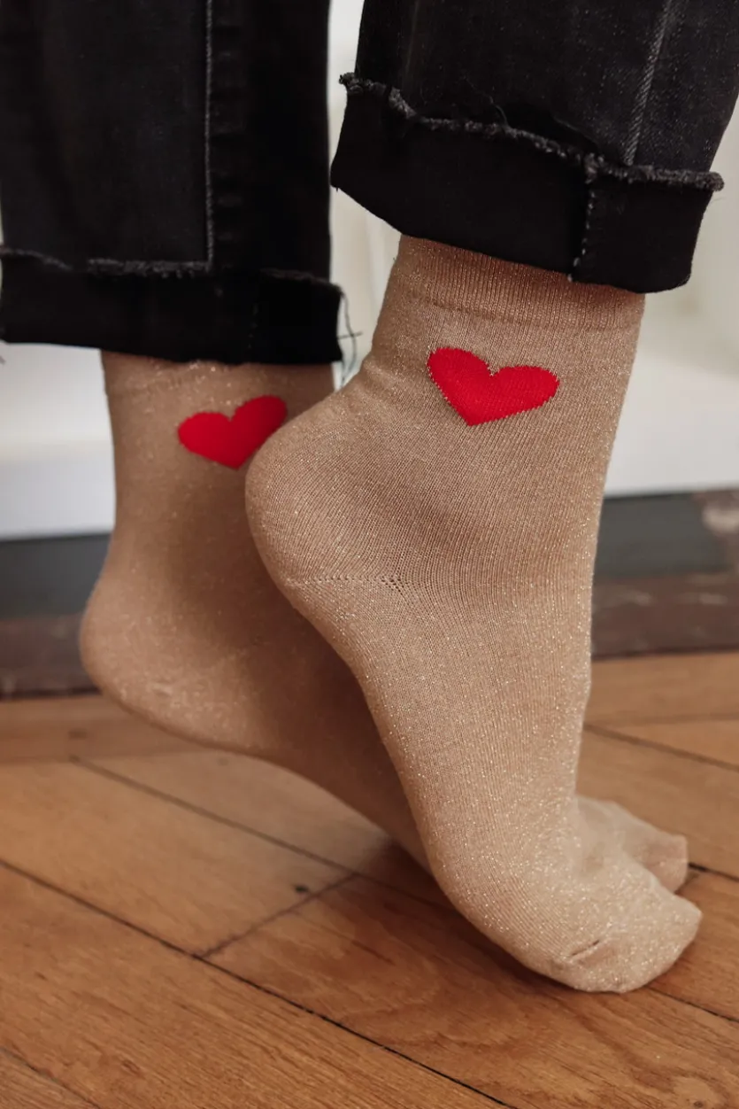 Fashion Chaussette Cœur Chaussettes