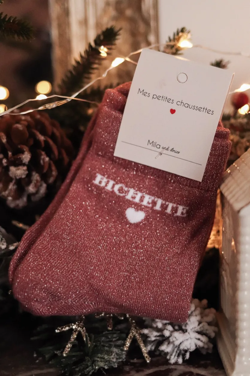 Outlet Chaussettes rose Bichette Chaussettes
