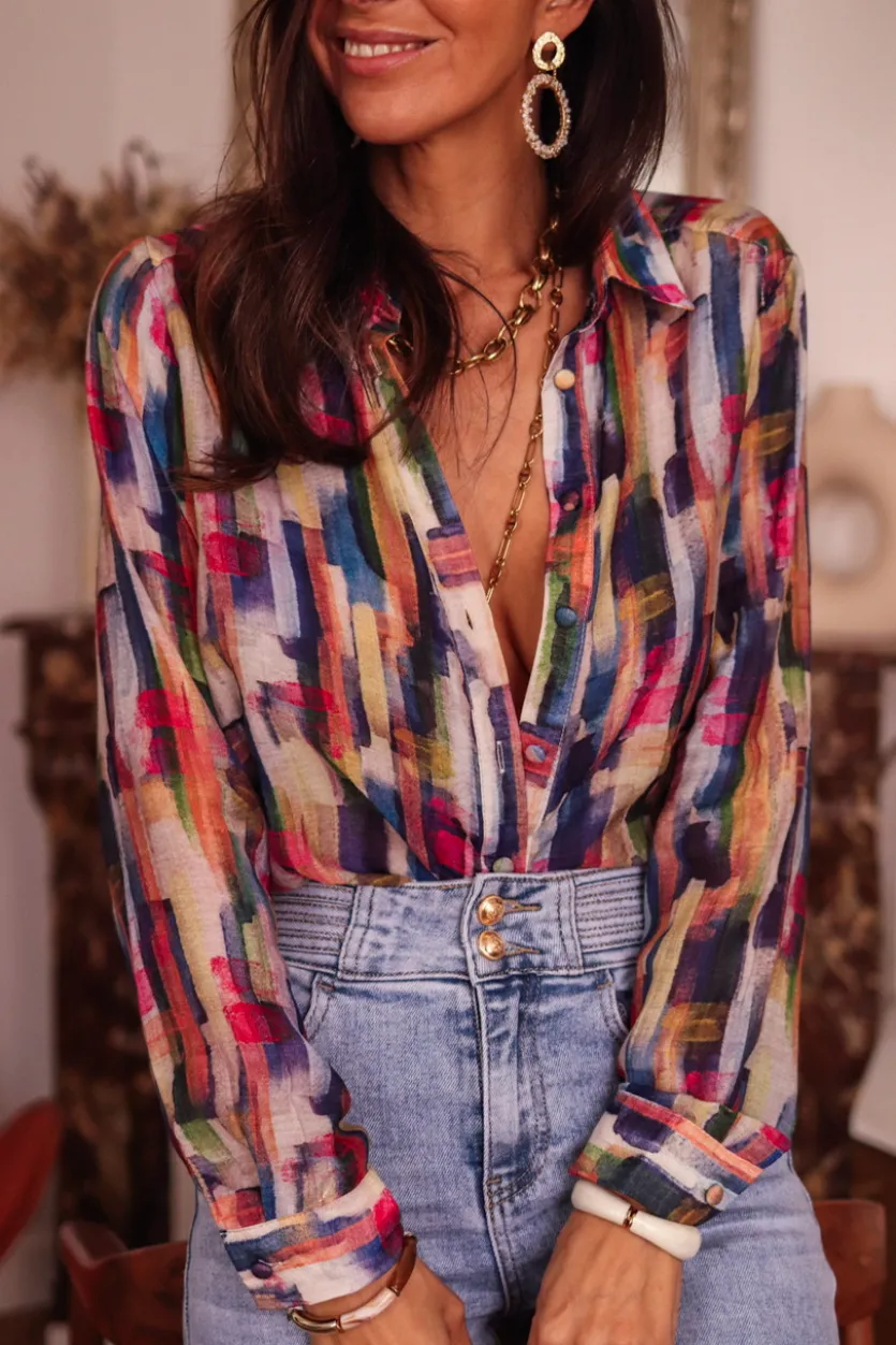 New Chemise Filipa aquarelle Chemises