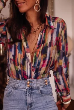 New Chemise Filipa aquarelle Chemises