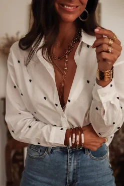 Flash Sale Chemise Kayce cœurs Chemises