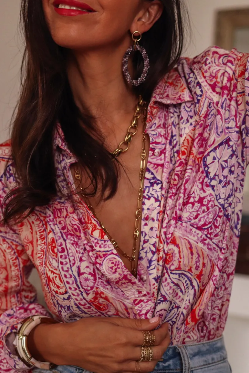 Online Chemise Lio parme Chemises