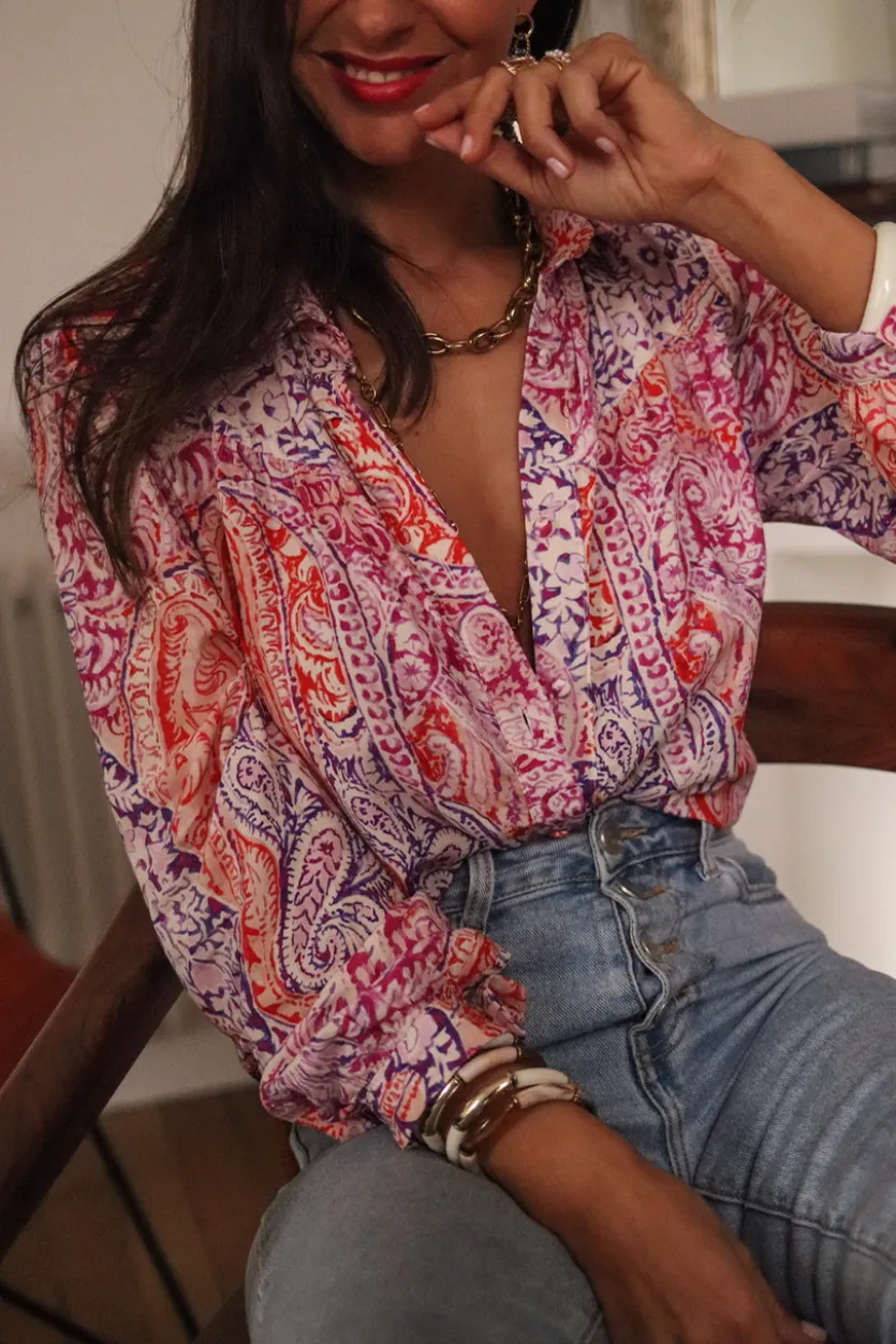 Online Chemise Lio parme Chemises