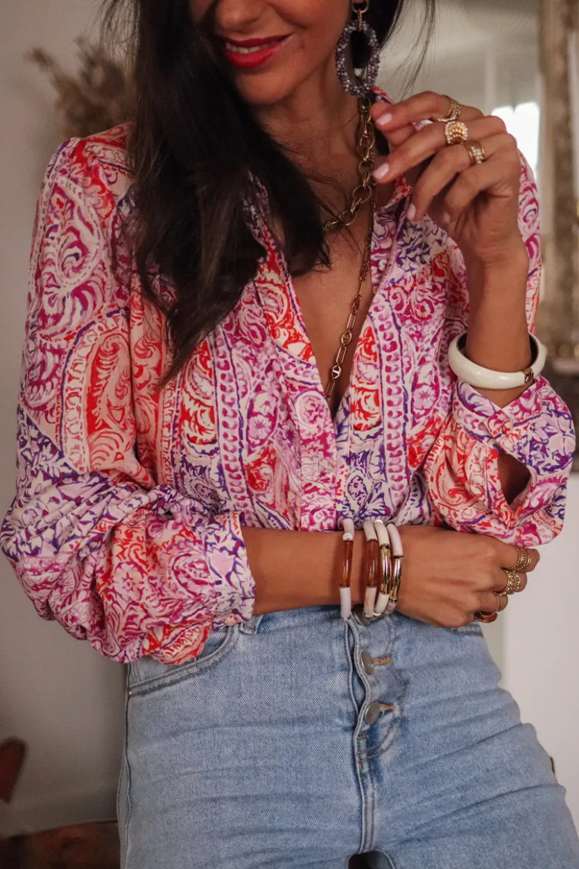 Online Chemise Lio parme Chemises