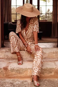 Online Combi pantalon Justine zébrée Combinaisons