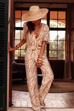 Online Combi pantalon Justine zébrée Combinaisons