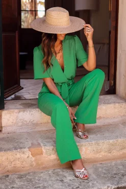 Sale Combinaison Talya verte Combinaisons