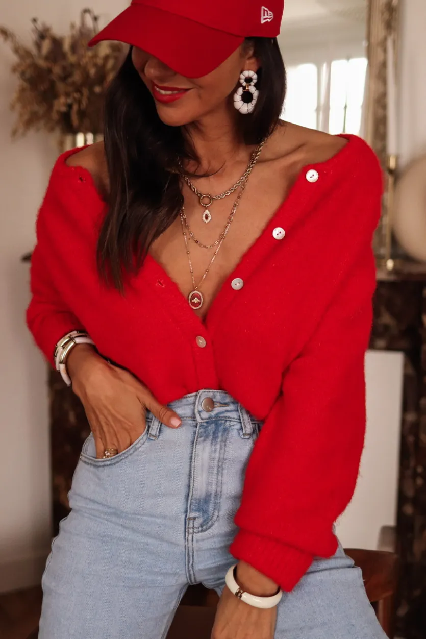 Best Sale Gilet Abel rouge Gilets