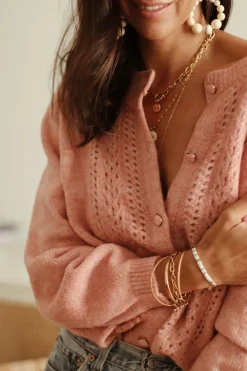 Best Gilet Carly rose Gilets|Pulls