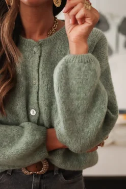 Fashion Gilet Elena vert Gilets