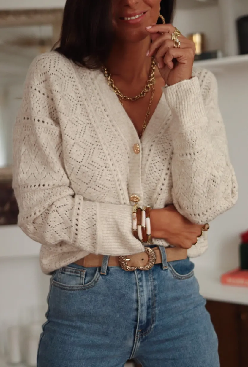 Sale Gilet Hope beige Gilets