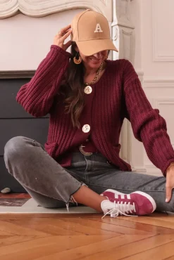 Flash Sale Gilet Maddie bordeaux Gilets