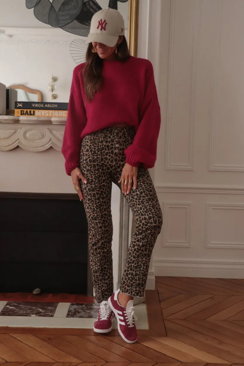 Sale Jean Gaspard léopard Jeans