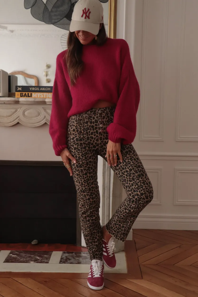 Sale Jean Gaspard léopard Jeans