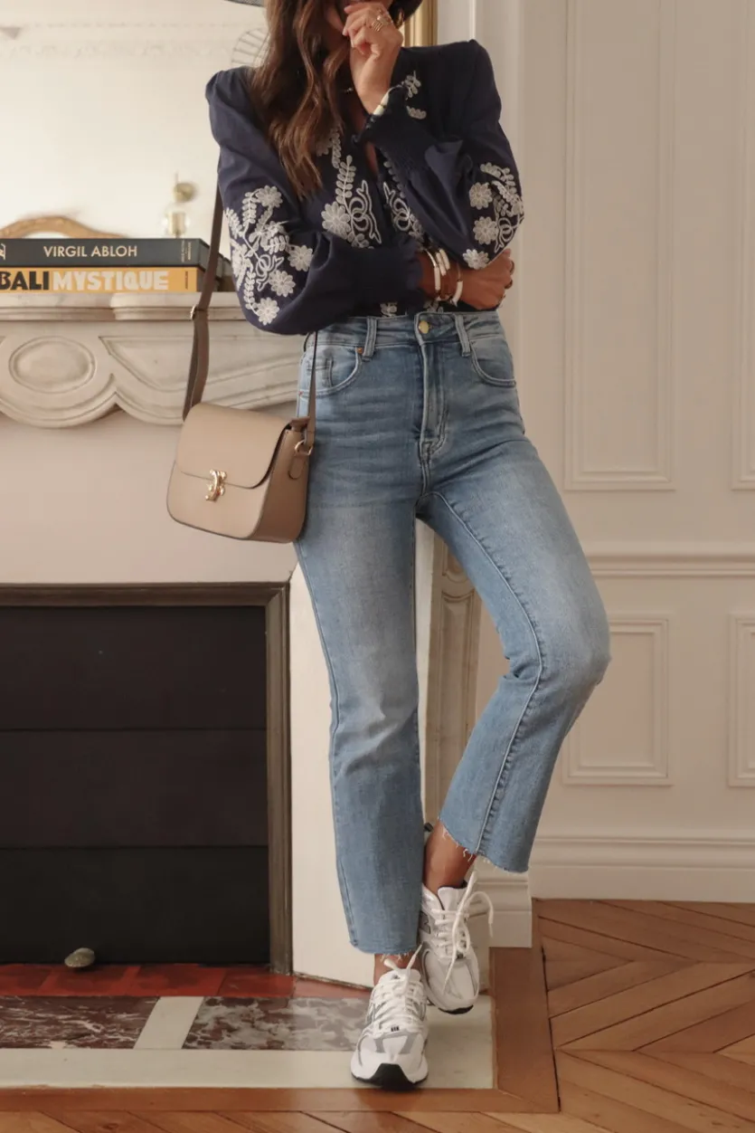 Store Jean Iris bleu Jeans