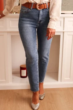 Best Sale Jean Lois bleu foncé cropped Jeans