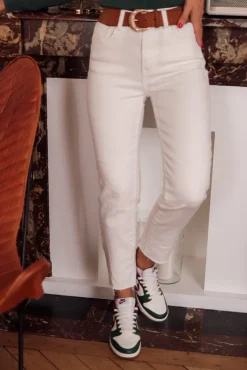 Best Sale Jean Lois écru cropped Jeans