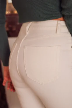 Best Sale Jean Lois écru cropped Jeans