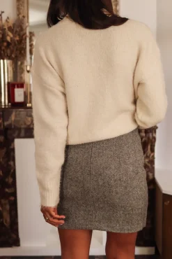 Fashion Jupe Yséa grise Jupes
