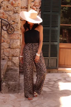 Store Pantalon Amélia léopard Pantalons