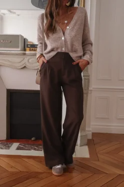 Flash Sale Pantalon Eddie Choco Pantalons