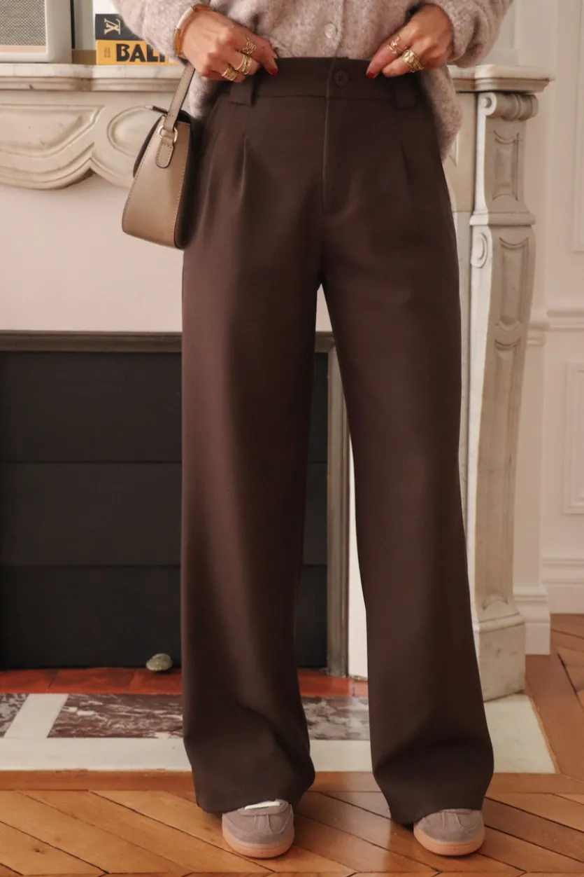 Flash Sale Pantalon Eddie Choco Pantalons