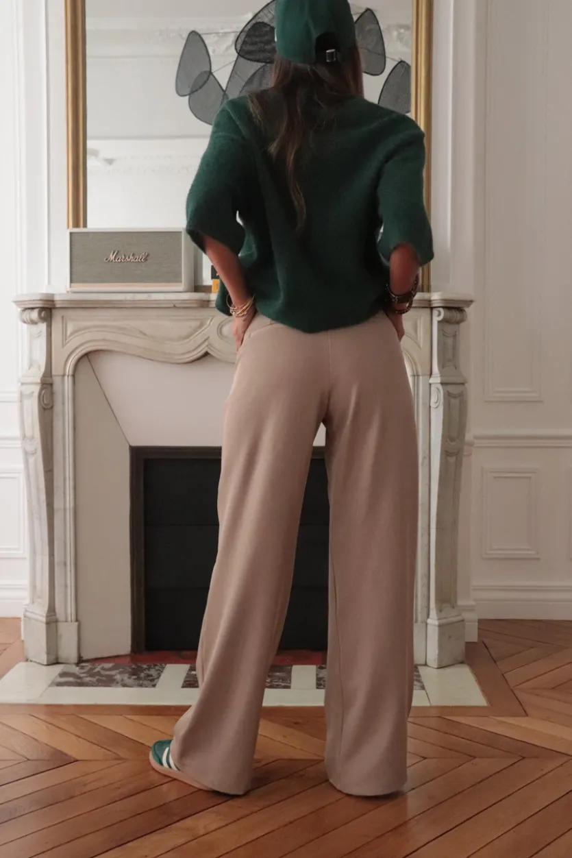 Discount Pantalon Eddie taupe Pantalons