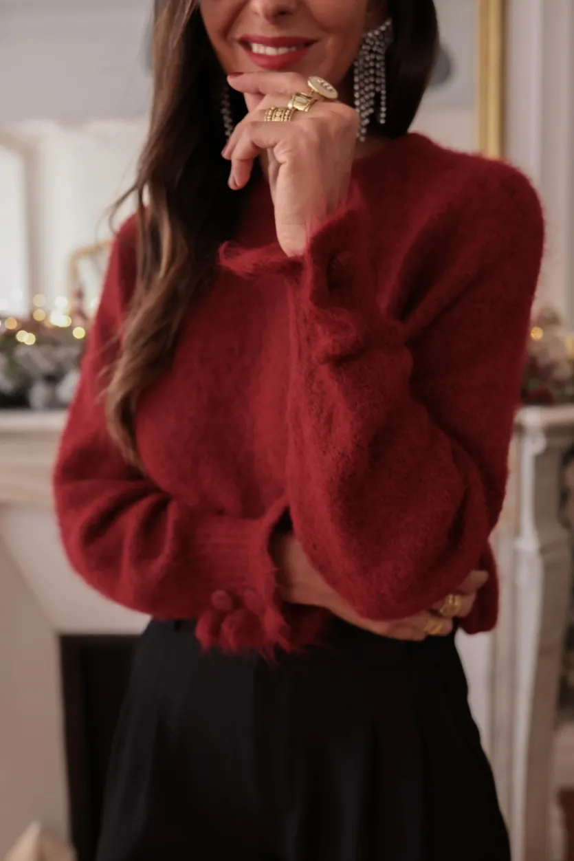 Cheap Pull Caly bordeaux Pulls